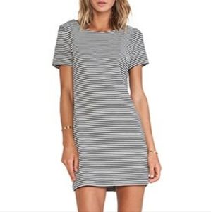 Splendid brand Black and white striped dress, size small